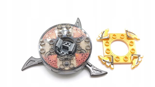 Lego Ninjago Spinner: Cole NRG + extras