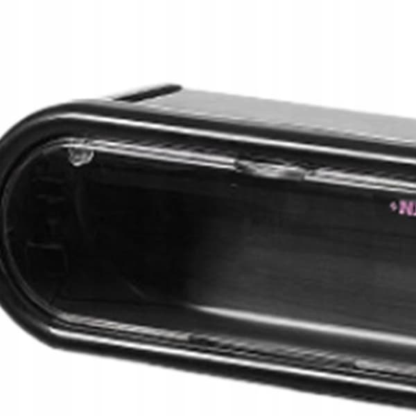 Display Case for Figurines, Centrepiece Table, Clear, Dust Black Handle