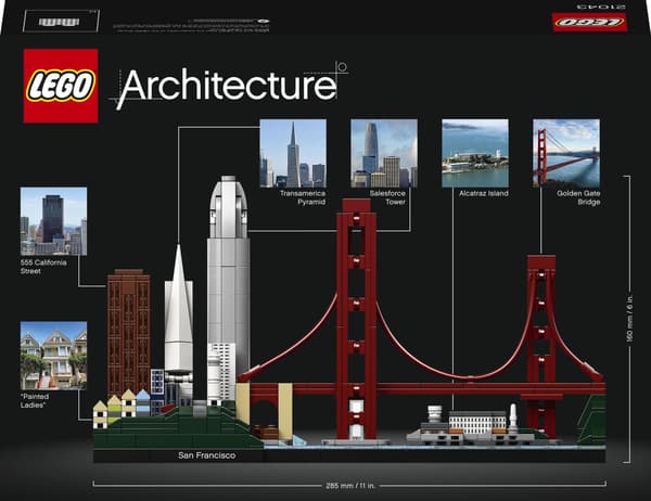 LEGO Architecture 21043 San Francisco (((( dented box ))))