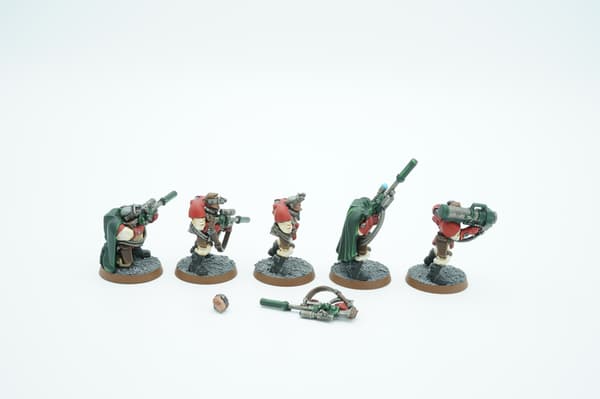 Warhammer 40k Space Marines Scout Snipers – set of 5 plastic figures