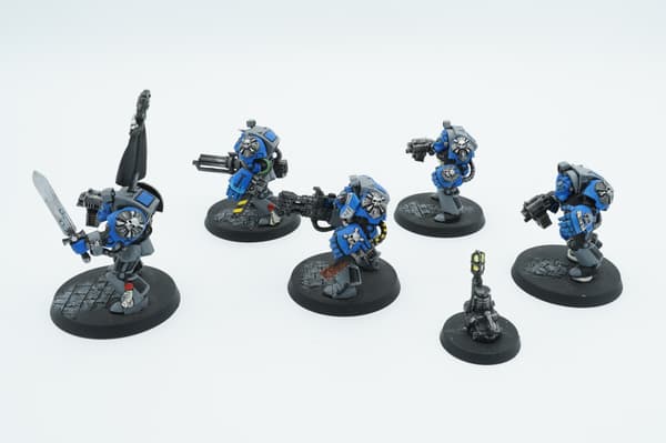 Warhammer 40k Space Marines Terminator Squad – set of 5 plastic miniatures