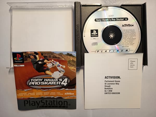 TONY HAWK'S PRO SKATER 4 PSX (English version, complete set)