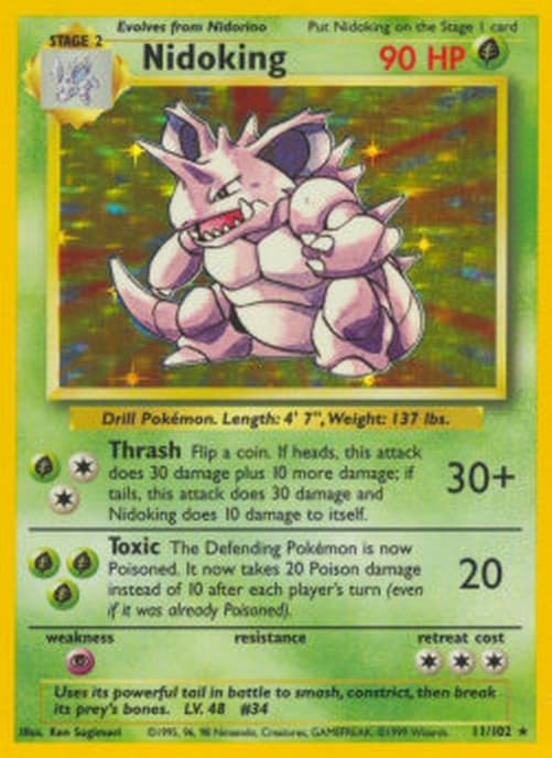 Pokemon TCG Nidoking