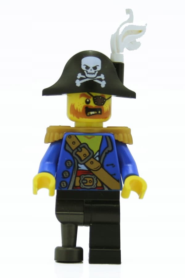 LEGO pi185 Pirate Captain Minifigure 31109
