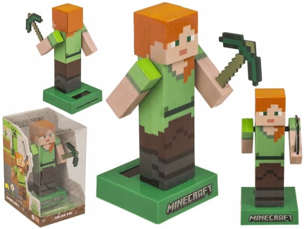 Minecraft ALEX OOTB 9885 Solar-Powered Figurine