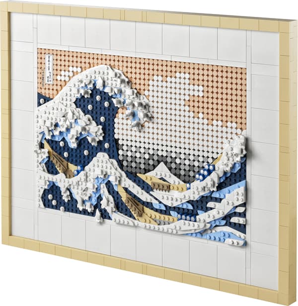 Lego Art Hokusai’s Great Wave – Japanese 3D wall panel – Picture