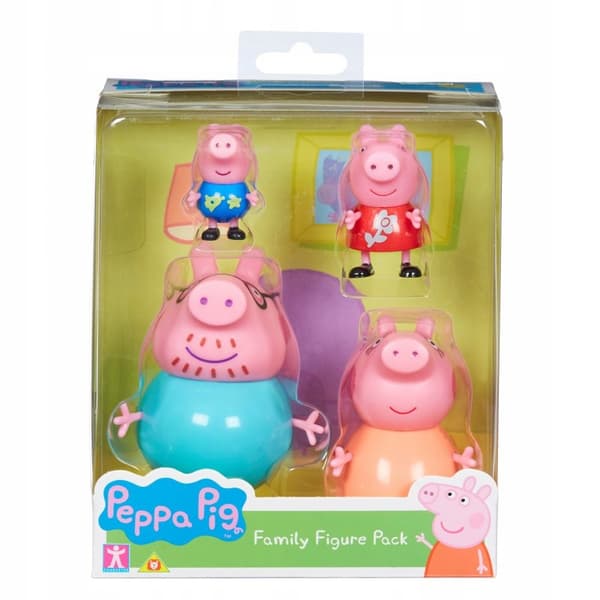 PEPPA PIG FAMILY SET – 4 FIGURES