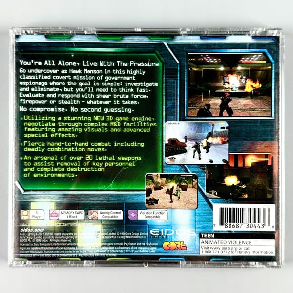 Fighting Force 2 | PS1 | PSX | PLAYSTATION 1 | 3xA SET