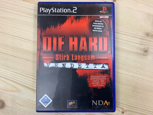 DIE HARD VENDETTA – album, in excellent condition, complete PS2 set