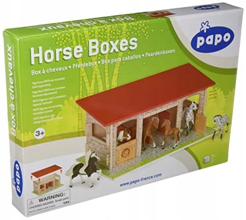 PAPO HORSE BOX FIGURINE