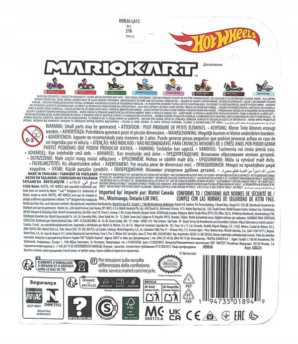 Hot Wheels Mario Kart – Baby Peach Pipe Frame