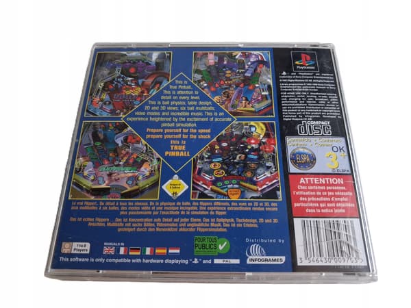 TRUE PINBALL PSX PS1 ENG