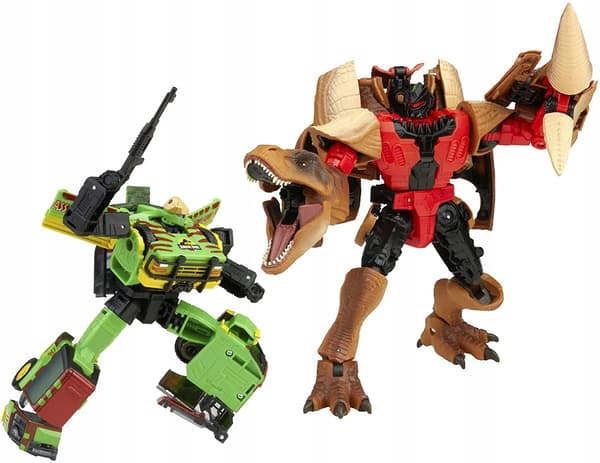 Transformers Figure: Jurassic Rex and Autobot Set