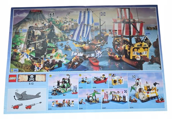 LEGO LEAFLET Poster 1991 Pirates 831683-EU