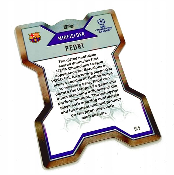MATCH ATTAX EXTRA 2024/25 CARD. CX3 PEDRI / CHROME X