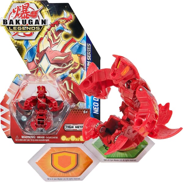 BAKUGAN LEGENDS PLATINUM NEO DRAGONOID FIGURINE