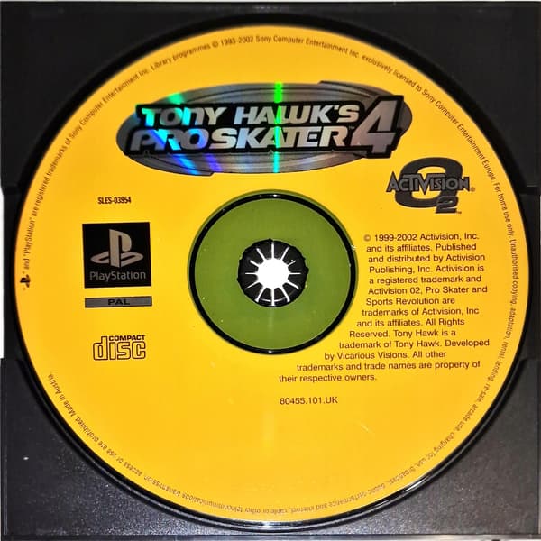 TONY HAWK'S PRO SKATER 4 PSX GAME – DISC ONLY – PLEASE READ THE DESCRIPTION!!!