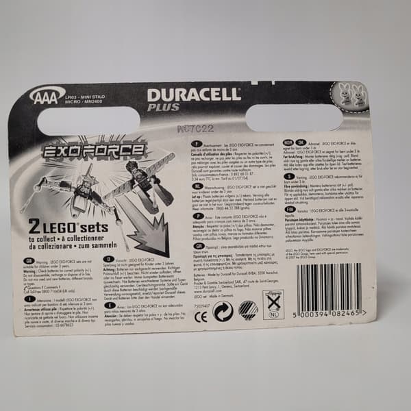 Lego Exo Force x Duracell Collaboration 3886 AAA MISB