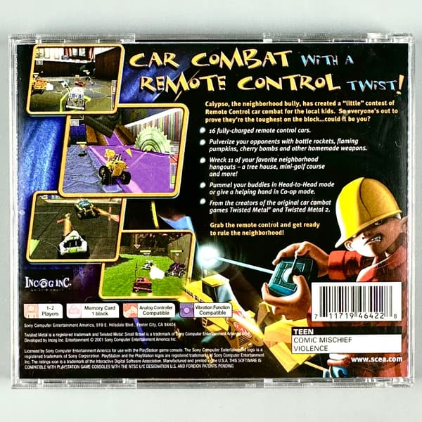 Twisted Metal: Small Brawl | PS1 | PSX | PLAYSTATION | 3xA SET