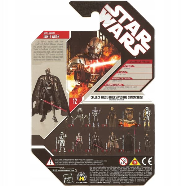 Darth Vader (Battle Damage) figure from the 30th Anniversary Collection series