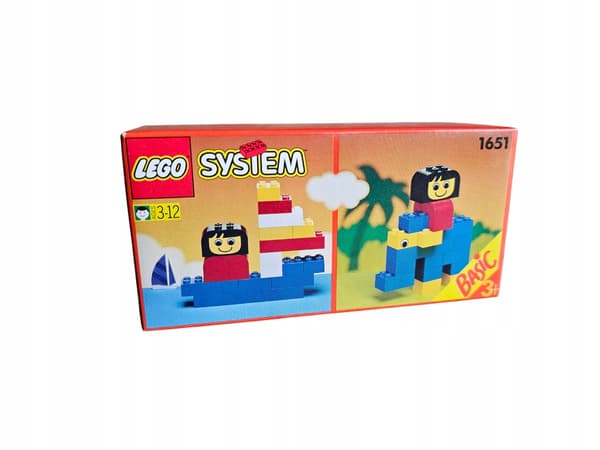 New 1651 Lego System Basic Classic MISB 1993