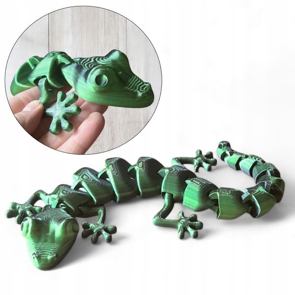 40cm decorative figurine – MOVING 3D lizard, Children’s Day gift