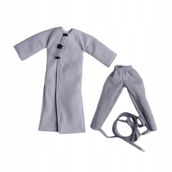 1/12 Scale Action Figure Clothes: Miniature DIY Jacket for Grey Figures