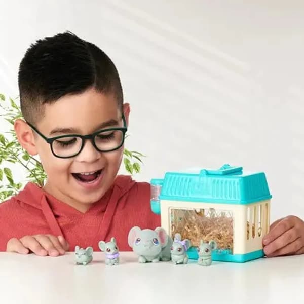 LITTLE LIVE PETS MAMA SURPRISE MINI MICE INTERACTIVE PLUSH TOY