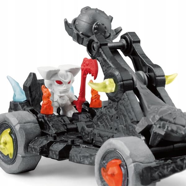 SCHLEICH ELDRADOR CATAPULT WITH MINI CREATURE + ACTION FIGURE
