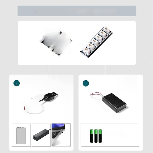 LED lighting set, compatible with the 71460 bus