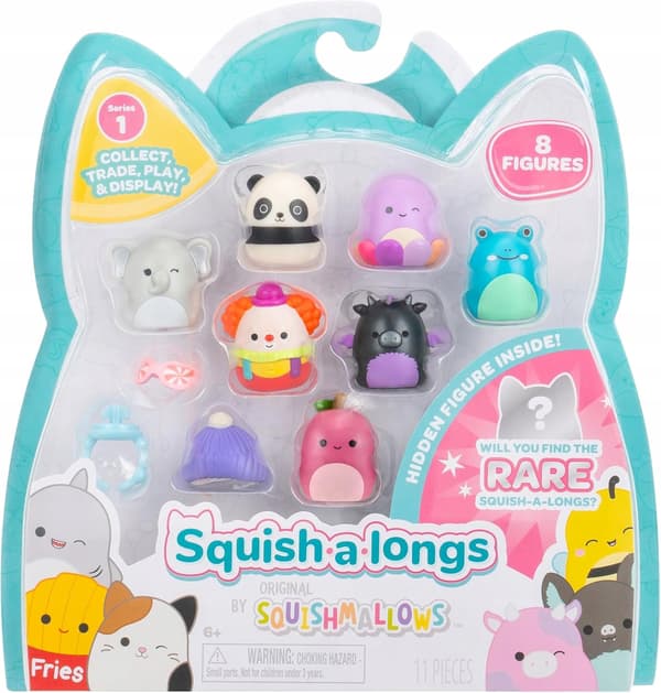 SQUISHMALLOWS Squish-A-Longs 8 Mini Figures + Accessories
