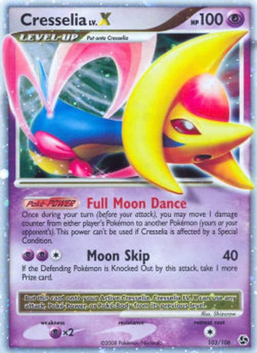 Pokemon Cresselia LV.X