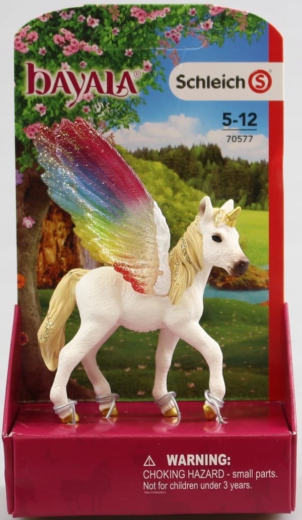 Schleich Winged Rainbow Unicorn Foal 70577