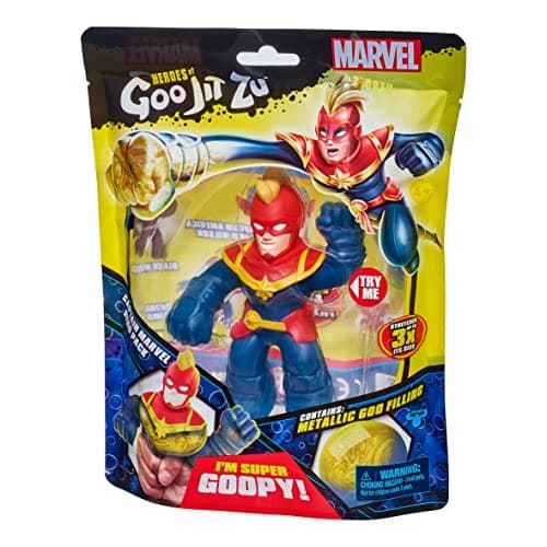 GIFT FOR A BOY: GOO JIT ZU TOY – MARVEL FIGURINE – CAPTAIN MARVEL
