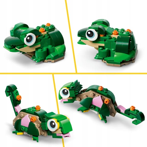 LEGO Creator 3-in-1 Turtle and Water Lily 31377 – bricks, chameleon, frog, bag
