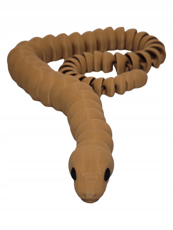 Movable snake figurine – zoo, farm, pet – 32 cm