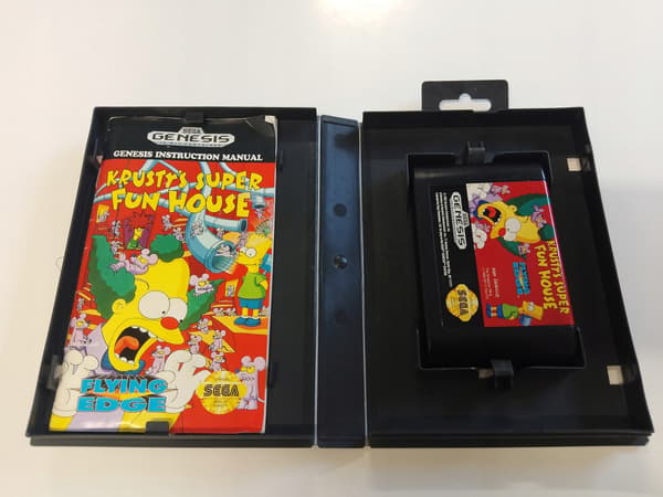 KRUSTY'S SUPER FUN HOUSE MEGA DRIVE ENG SEGA
