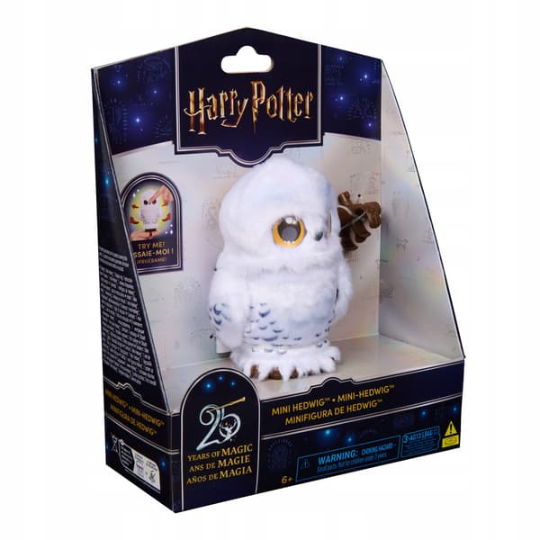 HARRY POTTER HEDWIG INTERACTIVE MINI WHITE OWL WITH MOVING WINGS