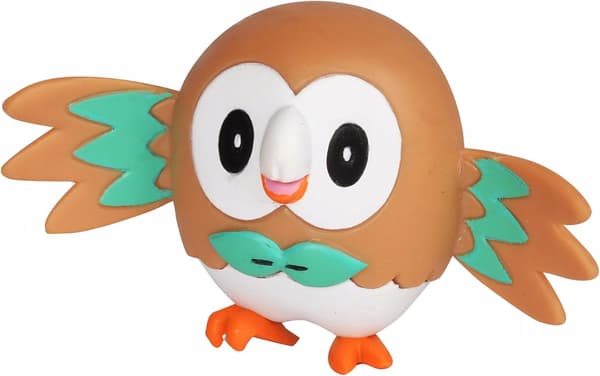 Pokémon Battle Figure Pack – 5 cm Mini Figures: Rowlet, Litten
