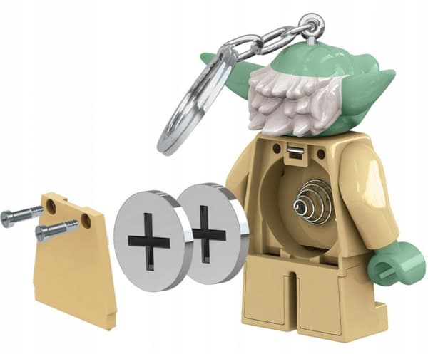 LEGO STAR WARS YODA TORCH KEYRING – KEYRING WITH TORCH + GIFT BAG