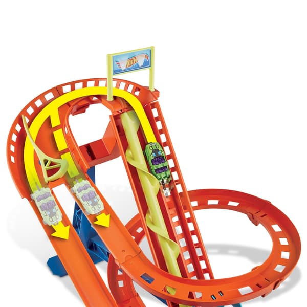 Hot Wheels Rally Rollercoaster Set with Motor HDP04