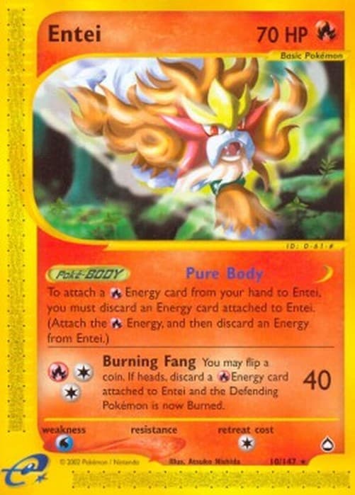 Pokemon TCG Entei