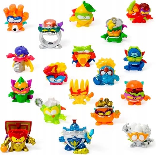 25 x SUPERTHINGS KAZOOM Power Warriors Box Pouch with Figure