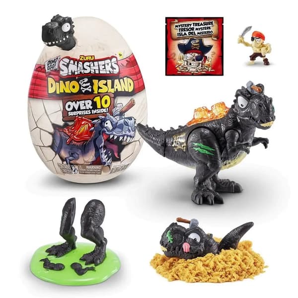 ZURU Smashers Dino Island Dinosaur Egg Set, 10 pieces