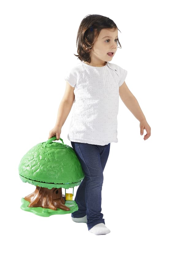 CHLOROPHYLL MAGIC TREE FOLDING HOUSE FIGURINES MOBILE FOLD-OUT PET