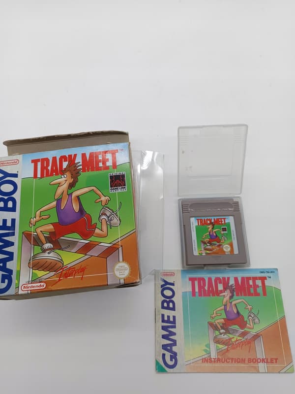 TRACK MEET Nintendo Game Boy Classic (boxed)