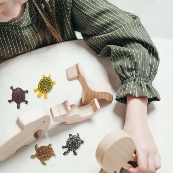 12 EDUCATIONAL TURTLE FIGURINES FOR CHILDREN