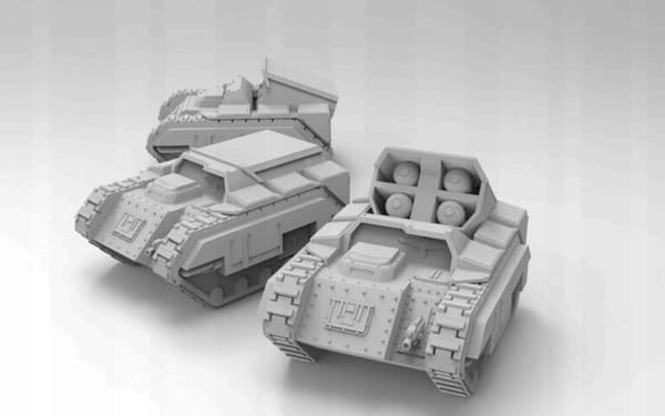 Warhammer 40,000 Jericho Artillery SLA 32 mm