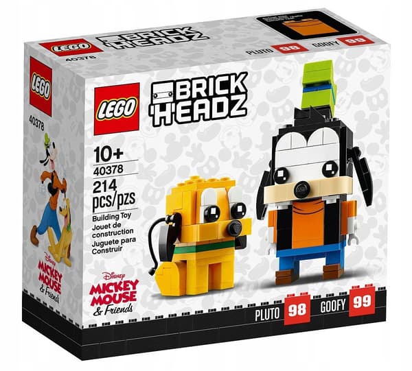 LEGO 40378 BrickHeadz – Goofy and Pluto
