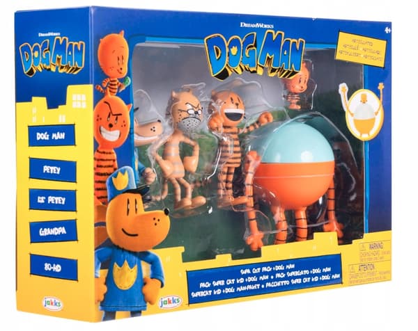 DOG MAN FIGURES SET – 5-PACK, 6.3 CM, JAKKS PACIFIC MULTIPACK